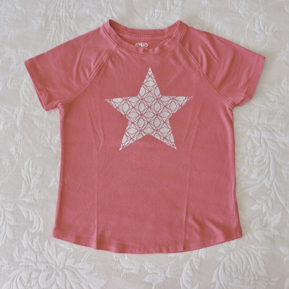 Athletic Works Short Sleeve Coral Tee Size 6-6X